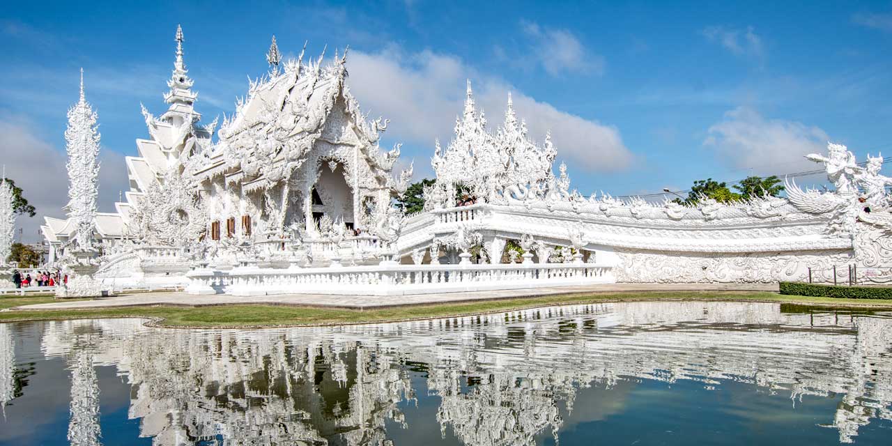 Long Neck Village, White Temple & Blue Temple